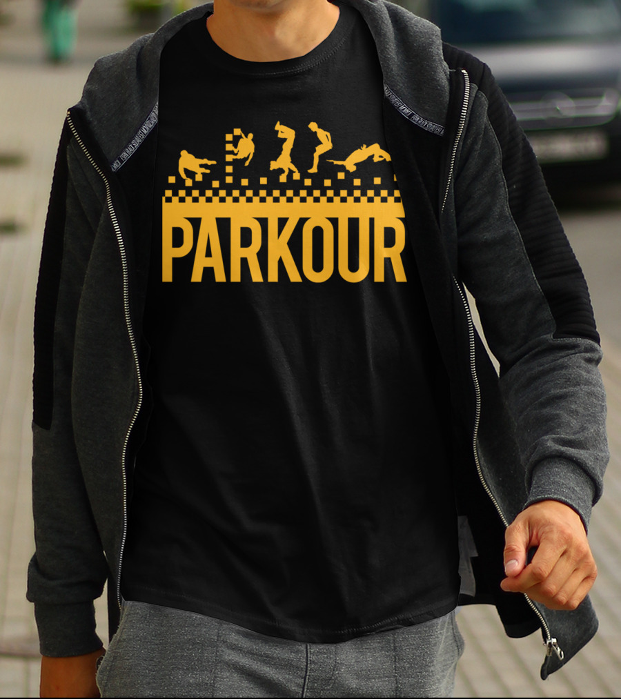 Vintage Parkour Free Running Action T-Shirt
