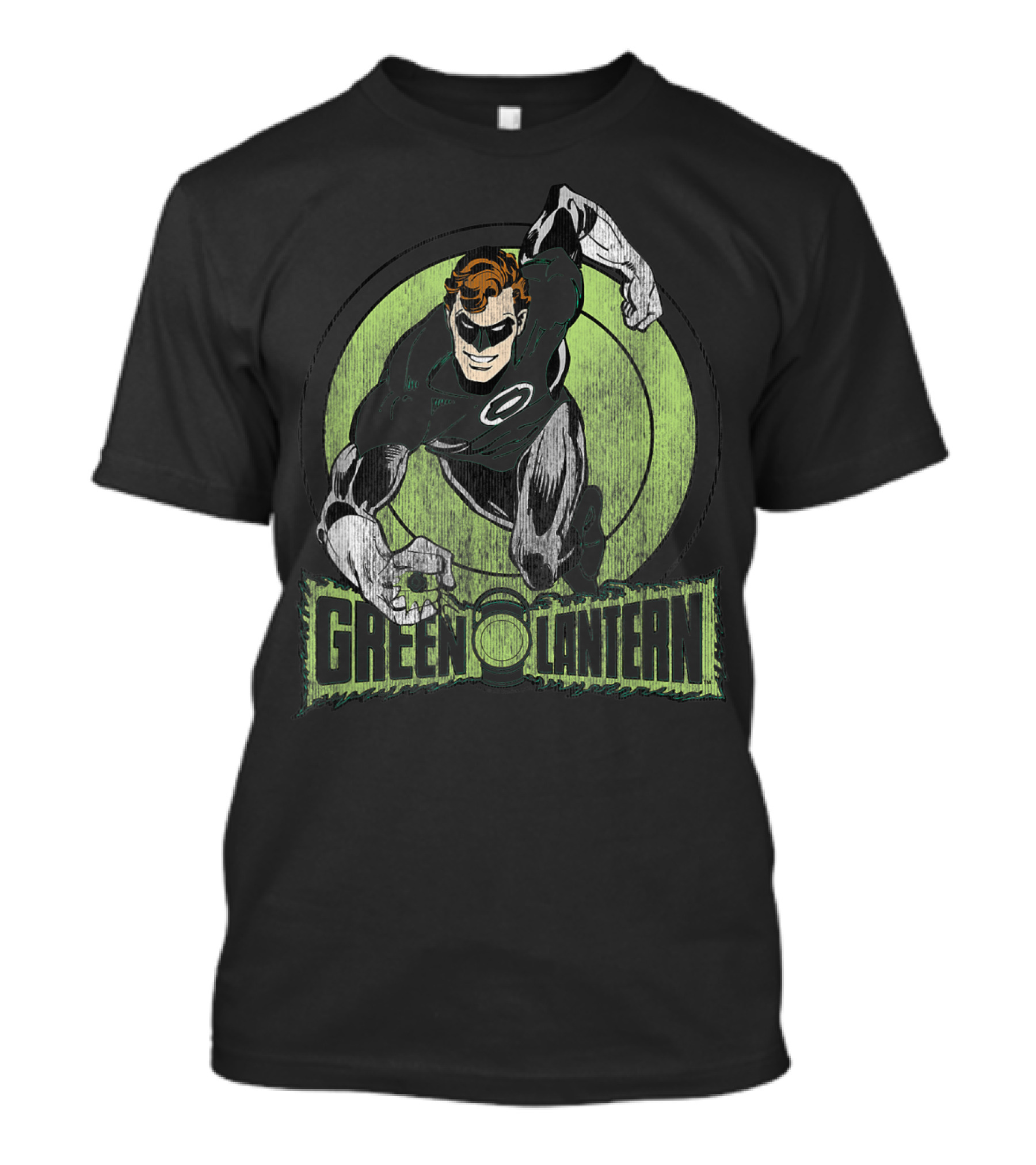 Green Lantern Dynamic Hero Inside Emblem Circle T-Shirt