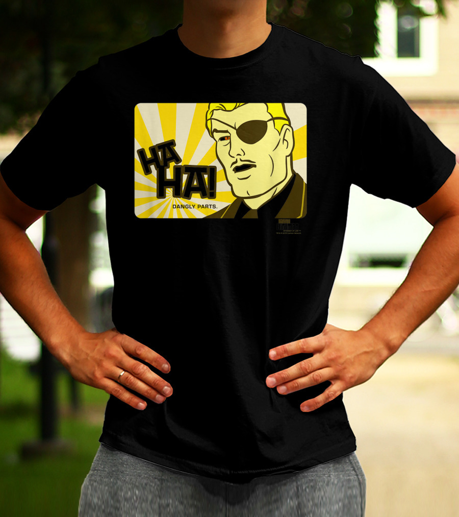 Ha Ha Dangly Parts Harvey Birdman Attorney At Law Phil Ken Sebben T-Shirt