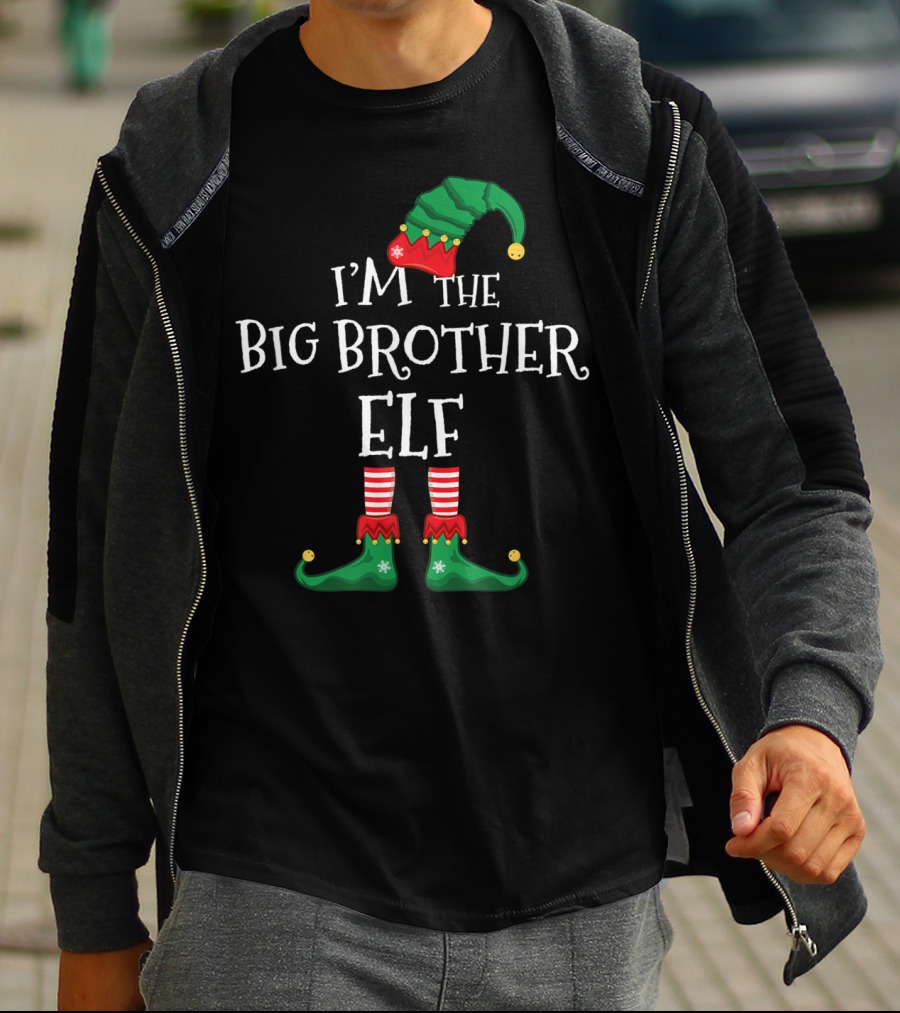 I'm The Big Brother Elf Matching Family Christmas T-Shirt