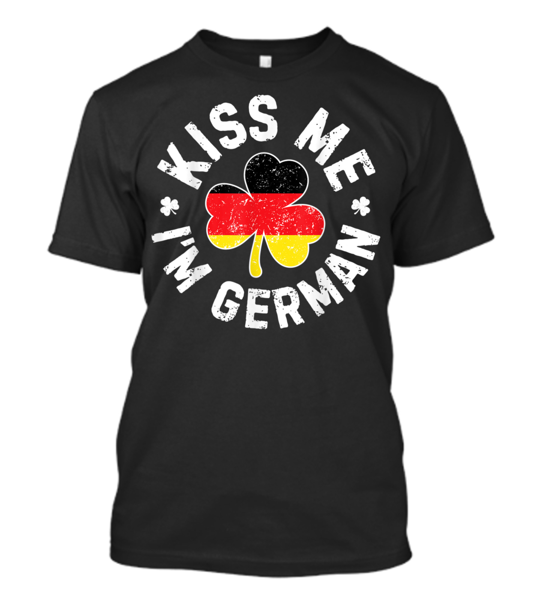 Kiss Me I'm German Clover St Patricks Day Germany T-Shirt
