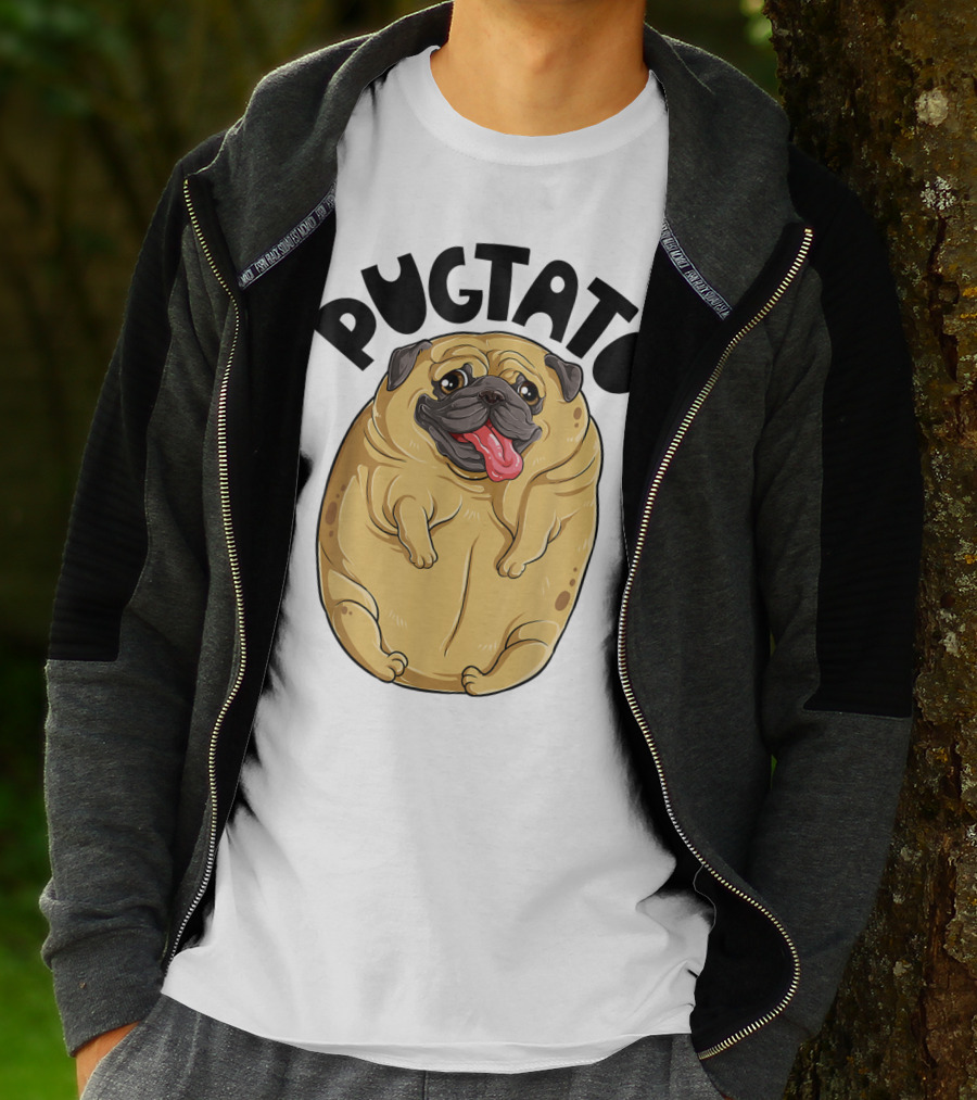 Pugtato Pug Potato Dog Lovers T-Shirt