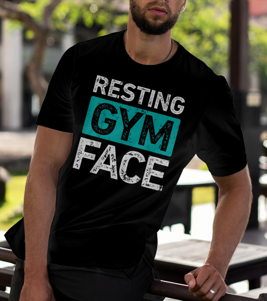 Resting Gym Face Fitness T-Shirt