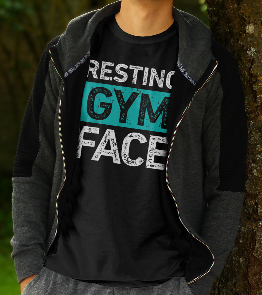 Resting Gym Face Fitness T-Shirt