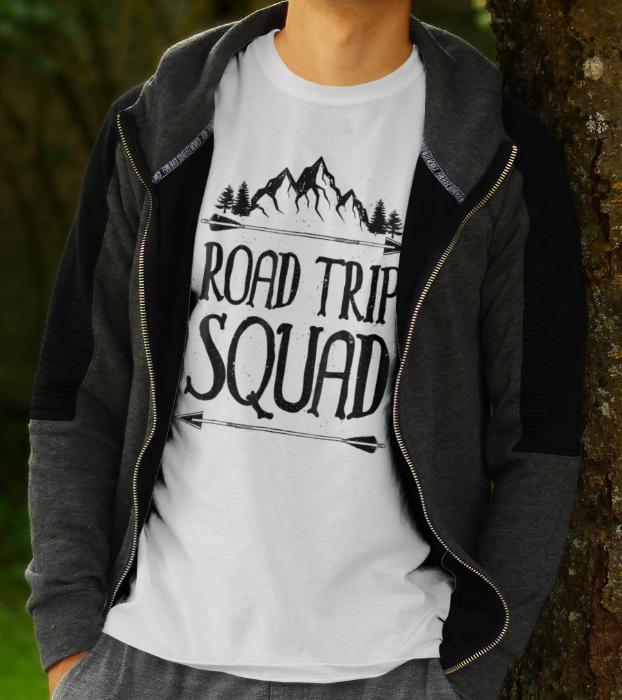 Road Trip Squad Summer Travel Adventure T-Shirt