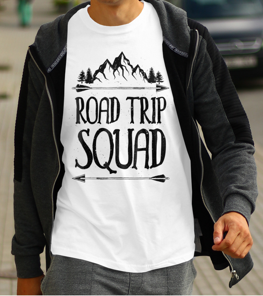 Road Trip Squad Summer Travel Adventure T-Shirt