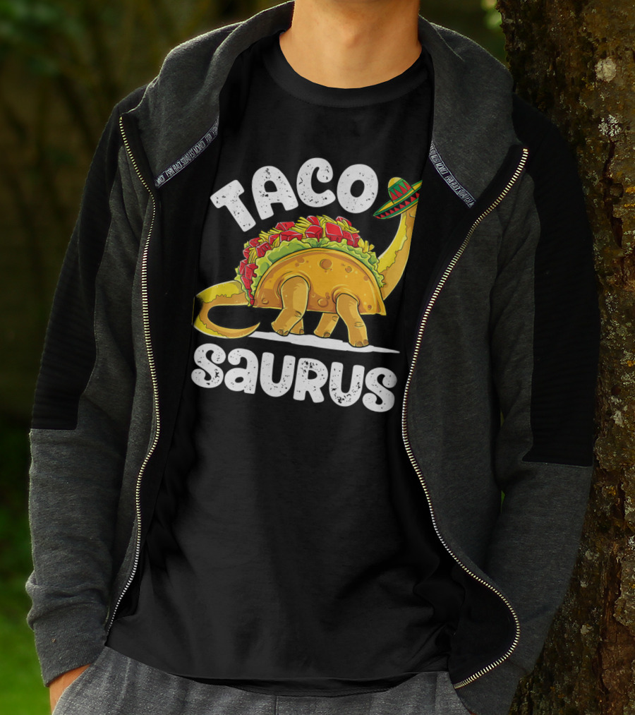 Tacosaurus Cinco De Mayo Sombrero Delight T-Shirt