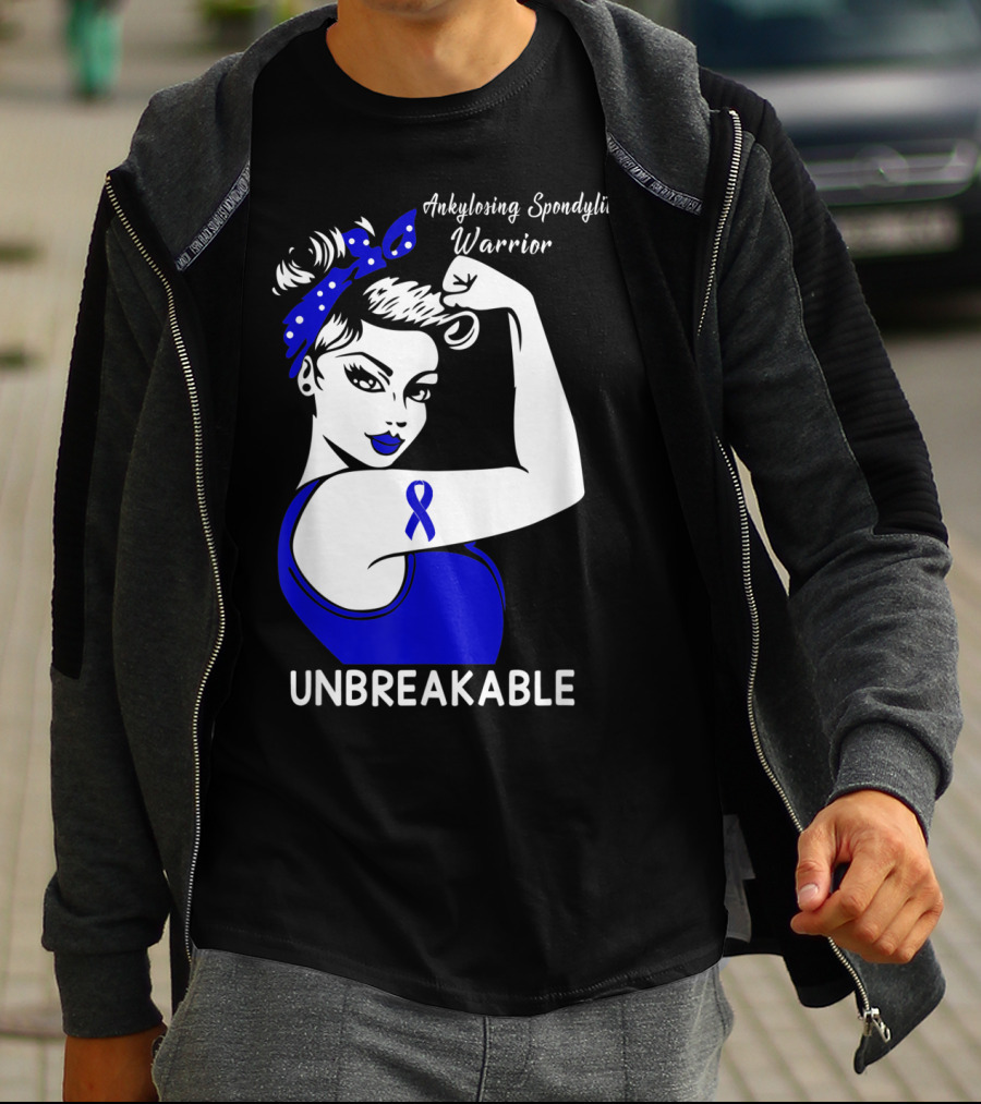 Ankylosing Spondylitis Warrior Unbreakable T-Shirt