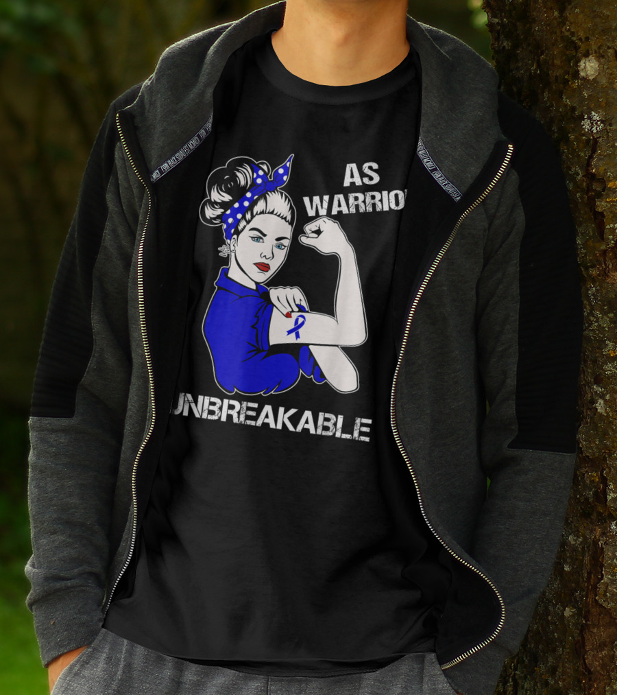 AS Warrior Unbreakable Rosie The Riveter T-Shirt