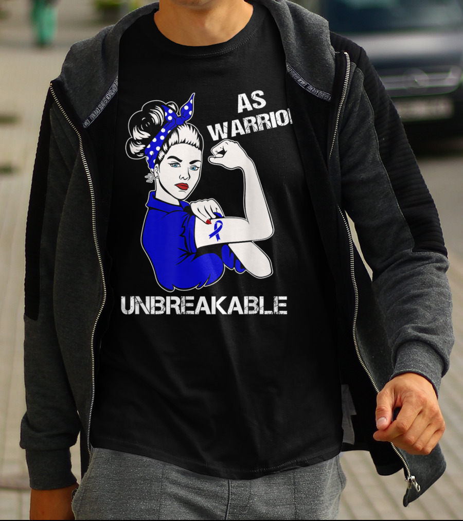 AS Warrior Unbreakable Rosie The Riveter T-Shirt