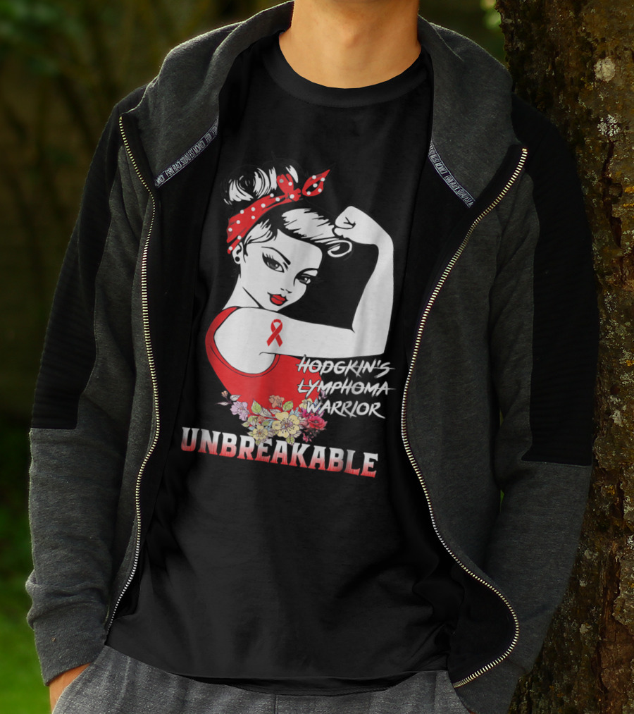 Hodgkin's Lymphoma Warrior Unbreakable T-Shirt