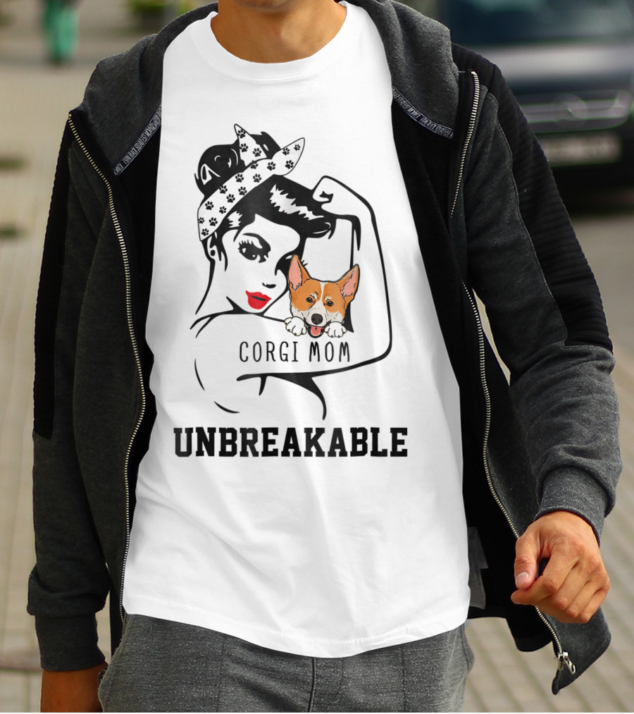 Pembroke Corgi Mom Unbreakable T-Shirt