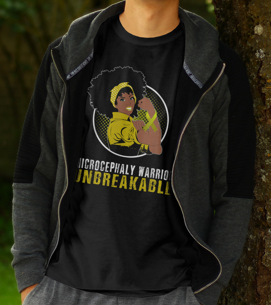 Black Girl Microcephaly Warrior Unbreakable T-Shirt