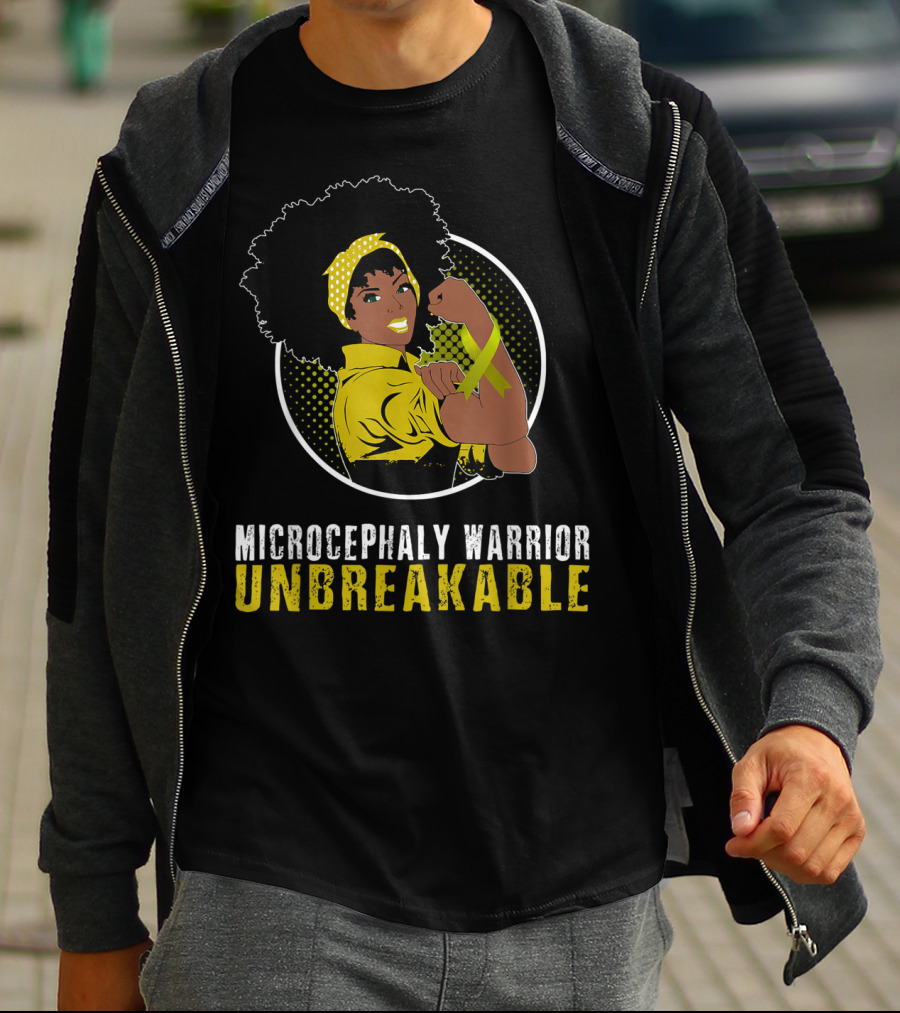 Black Girl Microcephaly Warrior Unbreakable T-Shirt