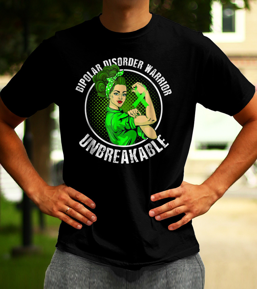 Bipolar Disorder Warrior Unbreakable T-Shirt