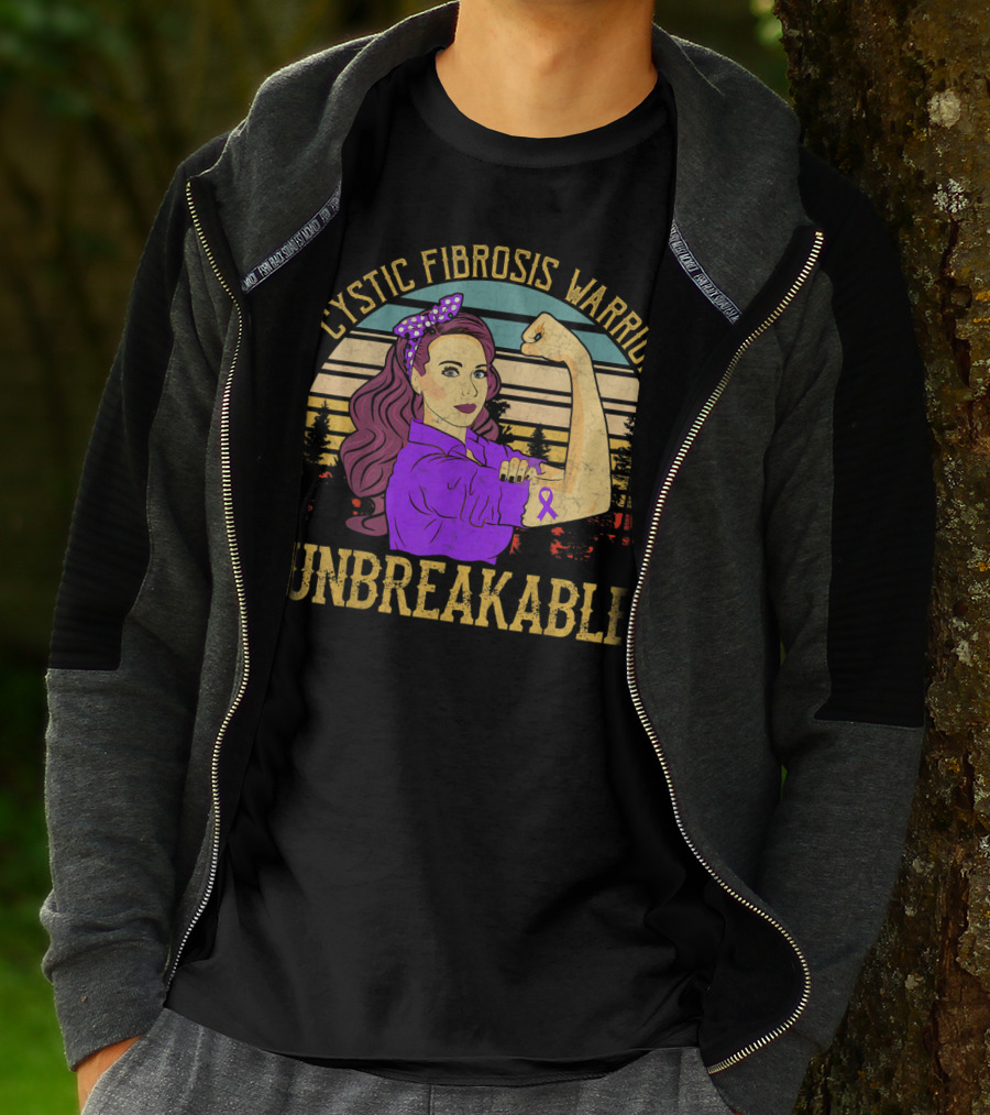 Cystic Fibrosis Warrior Unbreakable T-Shirt