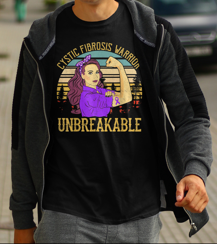 Cystic Fibrosis Warrior Unbreakable T-Shirt