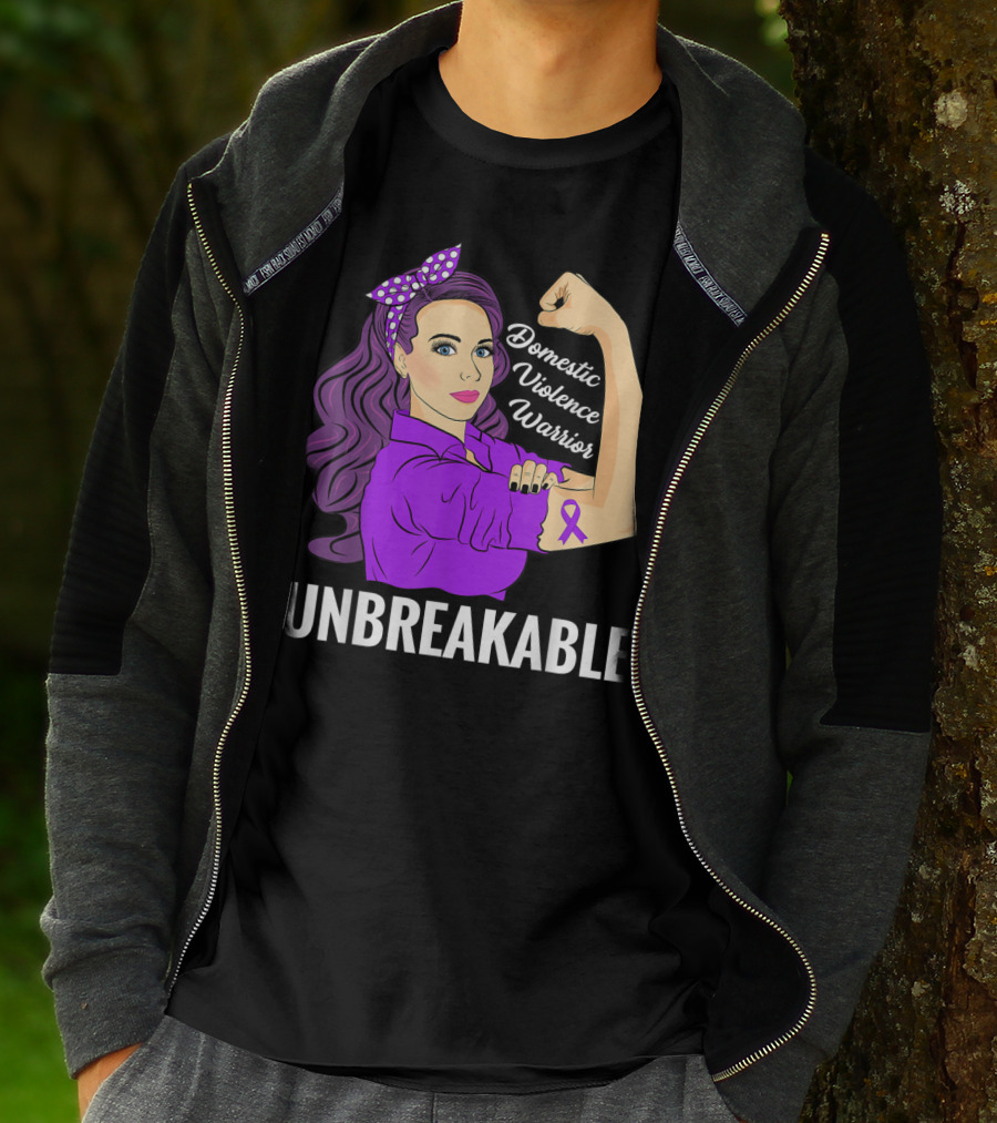 Domestic Violence Warrior Unbreakable T-Shirt