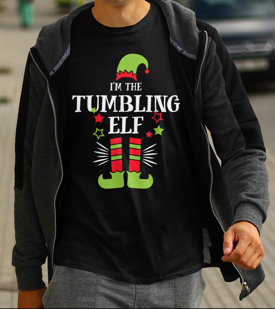 I'm The Tumbling Elf Festive Holiday Costume T-Shirt