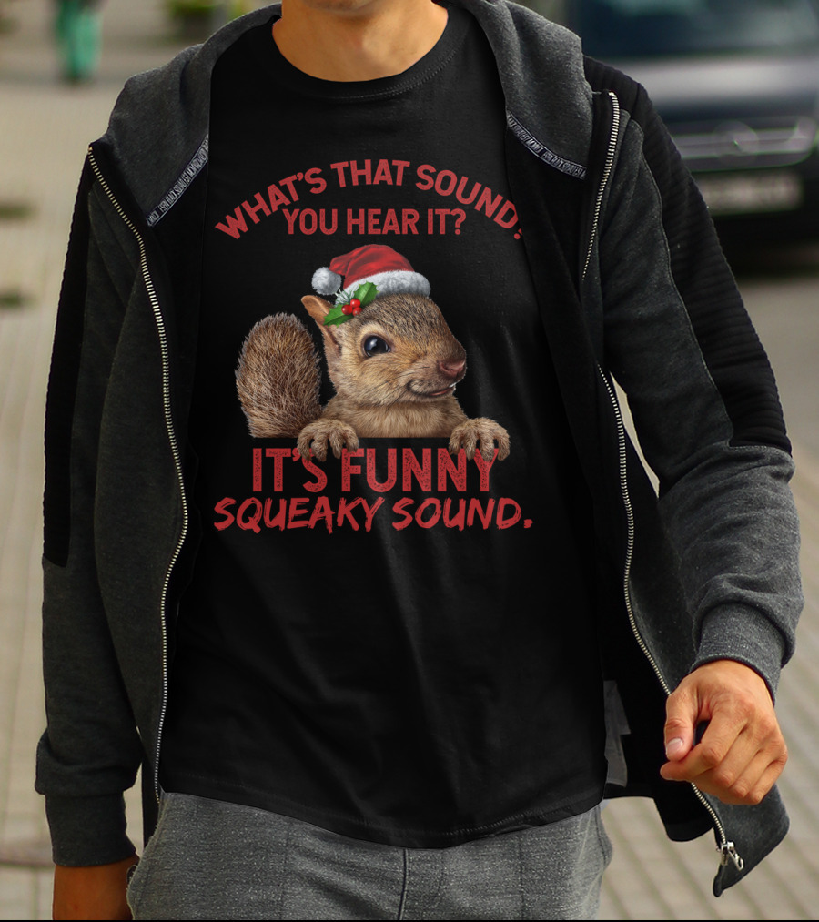 WHAT'S THAT SOUND YOU HEAR IT IT'S FUNNY SQUEAKY SOUND T-Shirt