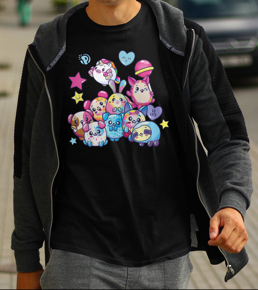 Pikmi Pops And Friends So Cute Stars And Hearts T-Shirt