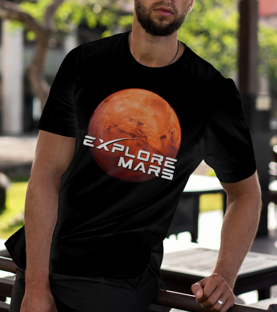 Explore Mars SpaceX Mars Exploration T-Shirt