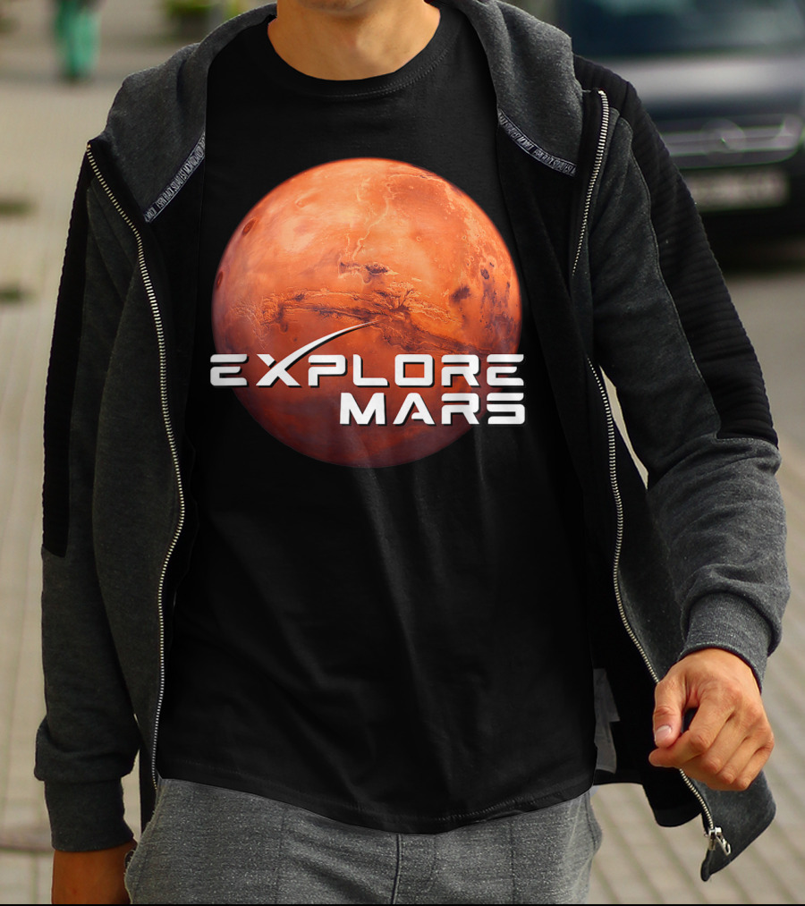 Explore Mars SpaceX Mars Exploration T-Shirt