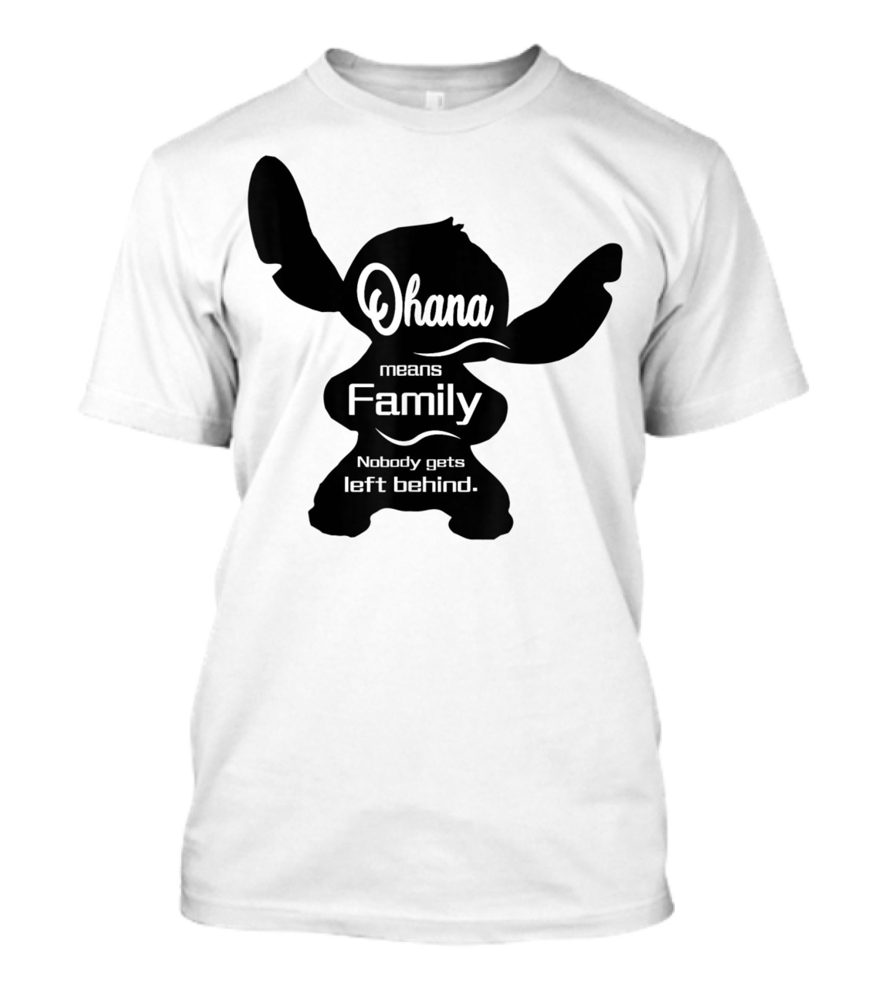 Ohana Means Family Nobody Gets Left Behind Stitch T-Shirt