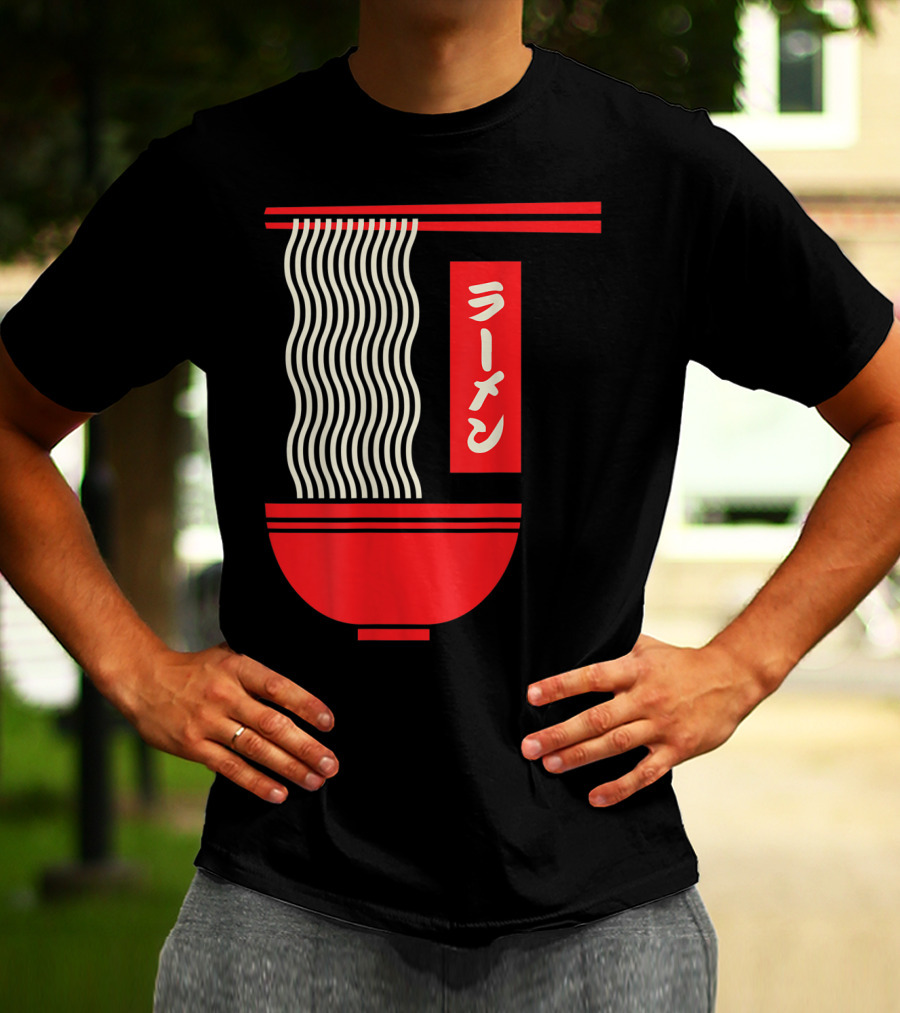 Retro Vintage Japanese Ramen Noodles T-Shirt