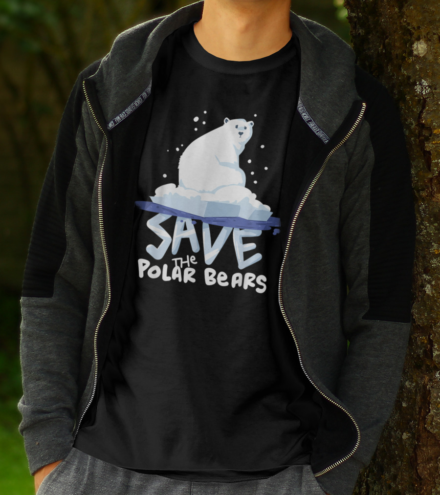Save The Polar Bears Save Animals Climate Awareness T-Shirt