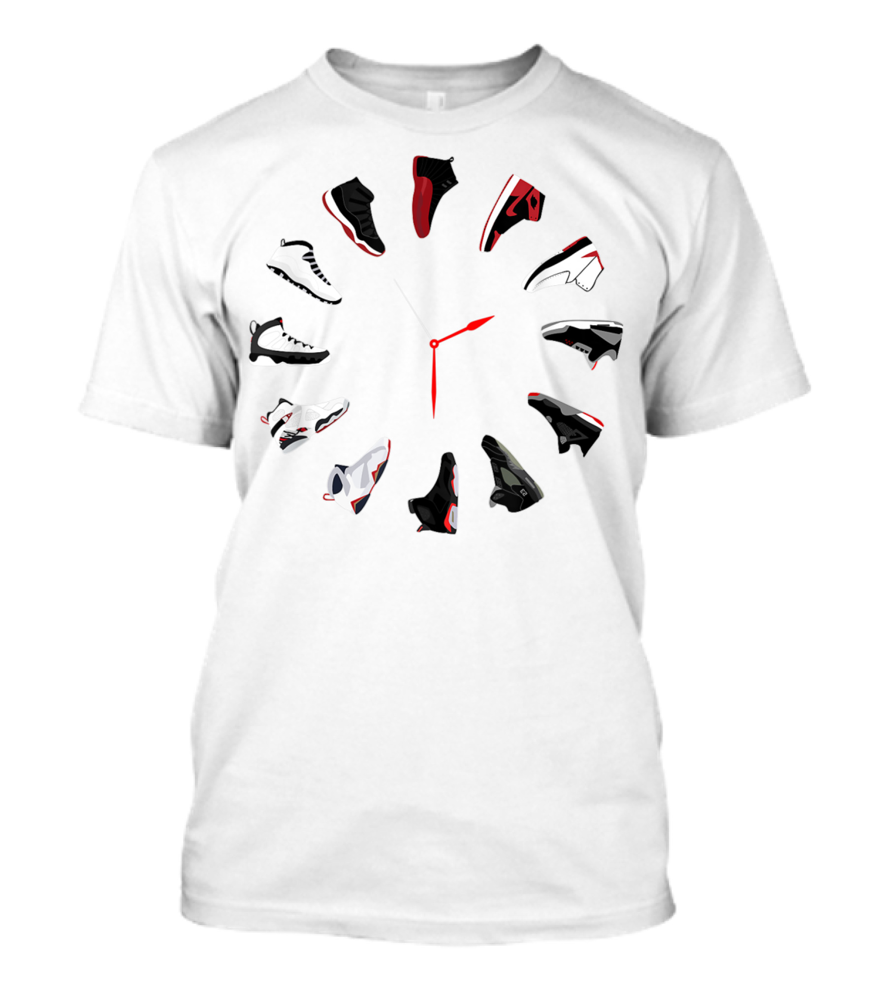 Sneaker Clock With Iconic Shoe T-Shirt