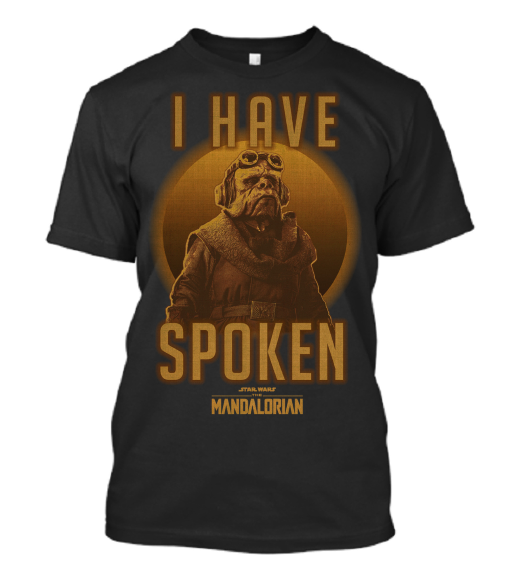 Star Wars The Mandalorian Kuiil I Have Spoken Text And Character T-Shirt