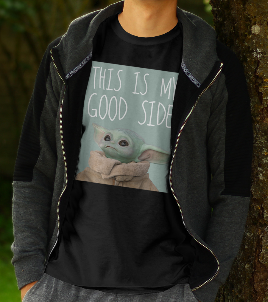 This Is My Good Side Star Wars The Mandalorian The Child T-Shirt