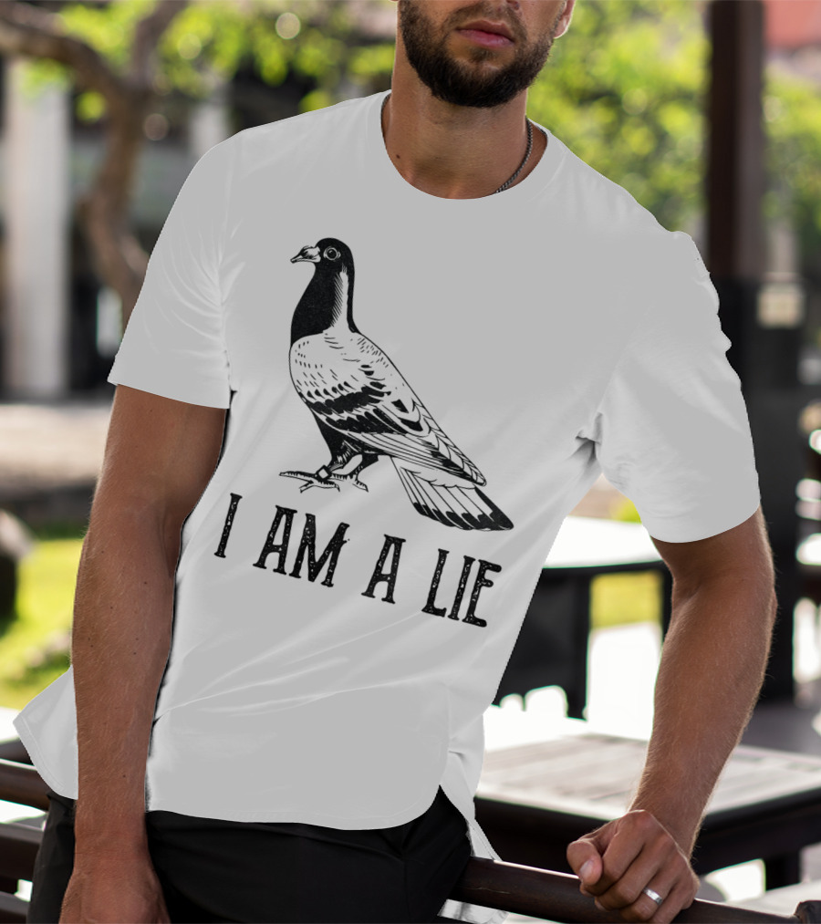 Vintage Bird I Am A Lie Aren't Real Spies T-Shirt
