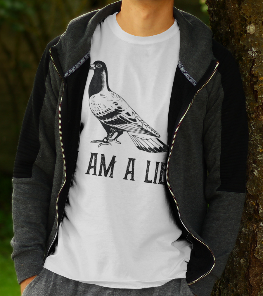 Vintage Bird I Am A Lie Aren't Real Spies T-Shirt