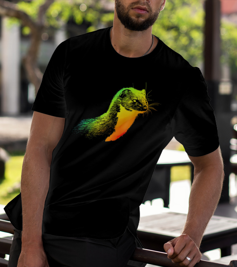 Weasel Vibrant Rainbow Spectrum T-Shirt