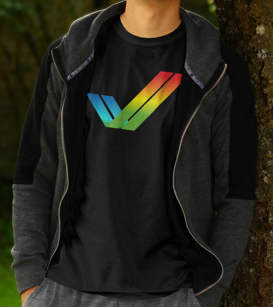 Amiga Rainbow Tick Computer T-Shirt