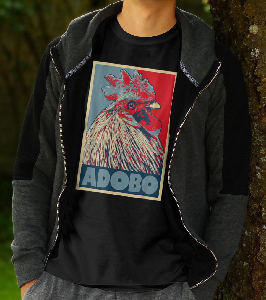 HOPE Adobo For FilAm Families And Friends Rooster T-Shirt