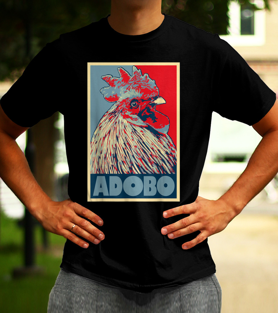 HOPE Adobo For FilAm Families And Friends Rooster T-Shirt