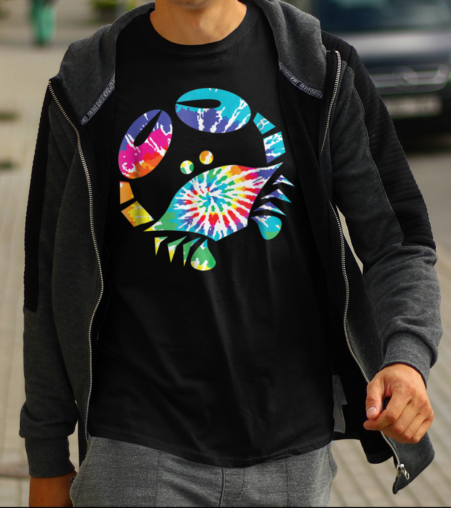Tie Dye Fun Crab T-Shirt
