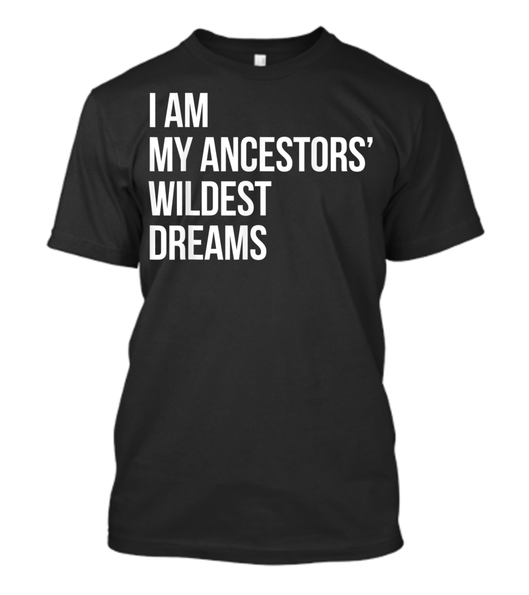 I Am My Ancestors' Wildest Dreams Bold Empowerment T-Shirt