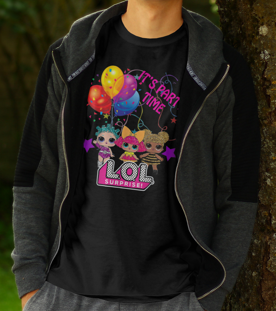 LOL Surprise It's Party Time Balloons And Characters T-Shirt