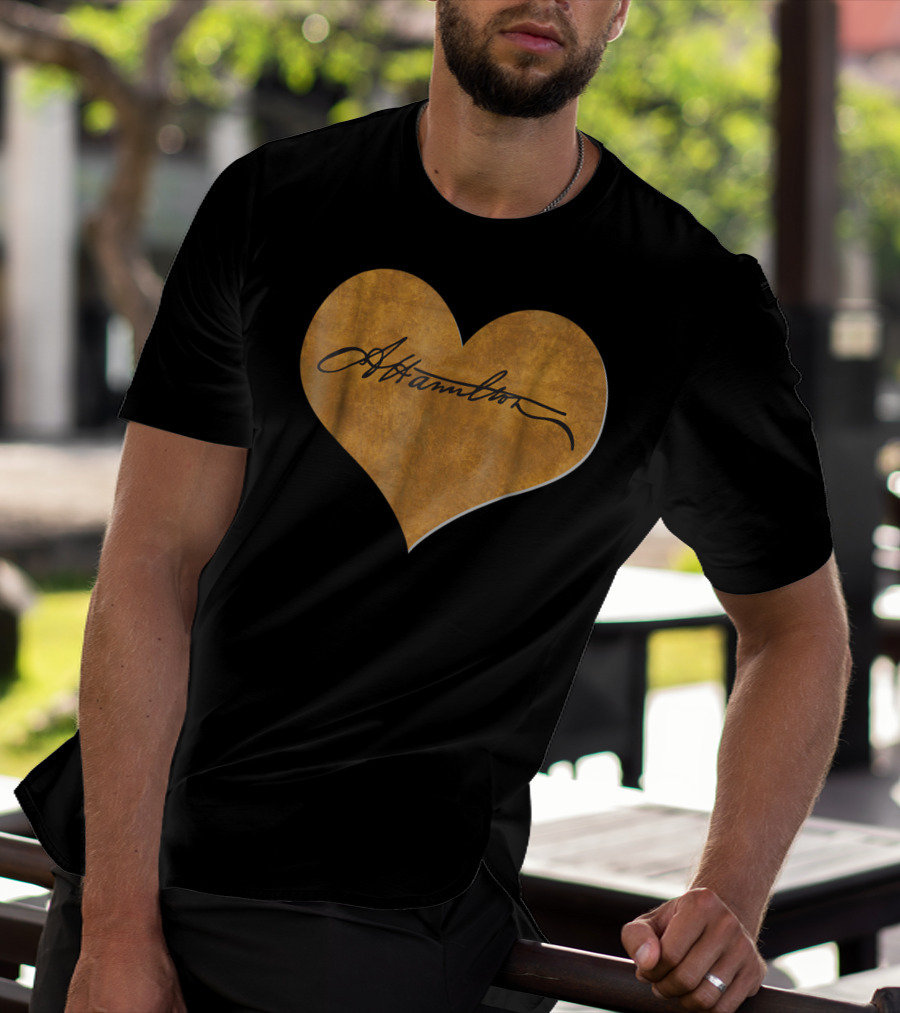 Alexander Hamilton Heart Signature T-Shirt
