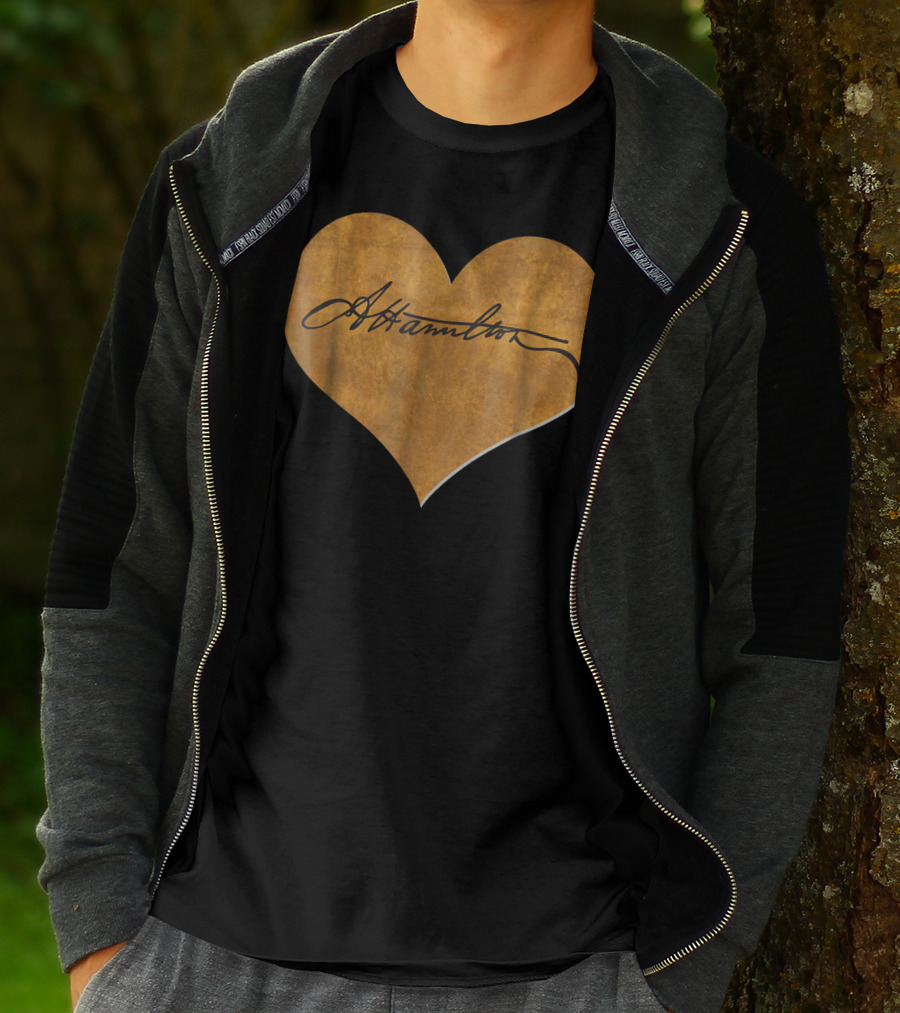 Alexander Hamilton Heart Signature T-Shirt