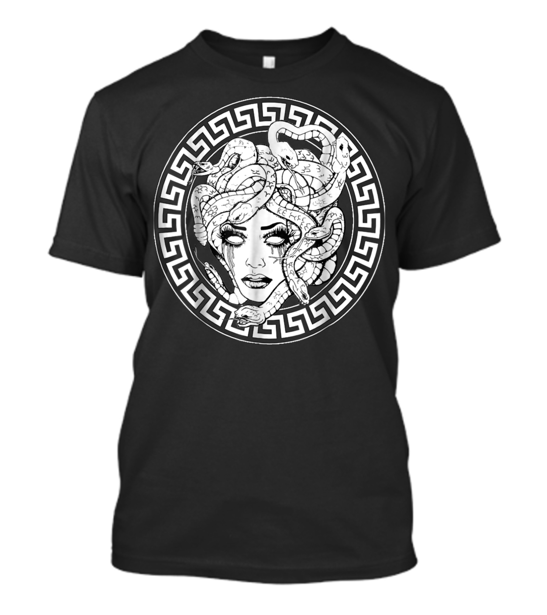 AWESOME MEDUSA GREEK MYTHOLOGY HEAD SNAKE T-Shirt