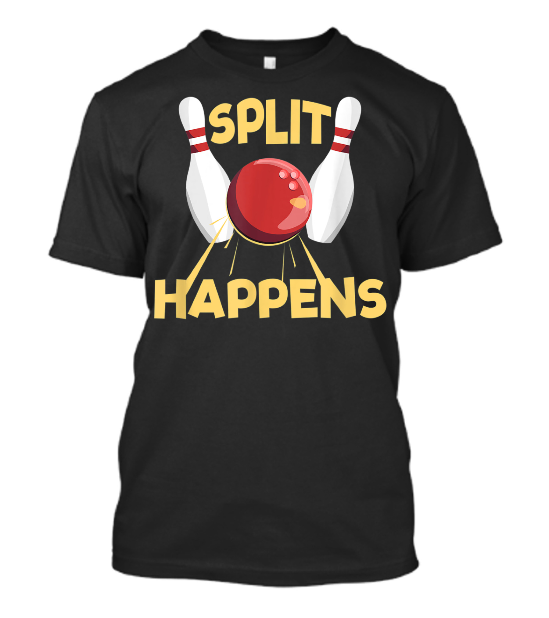 Split Happens Bowling Lovers And Players Pin T-Shirt