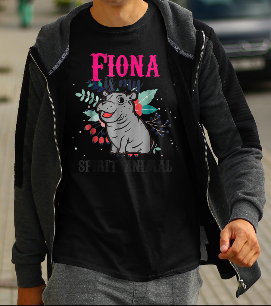 Fiona Is My Spirit Animal Hippo Team Fiona T-Shirt