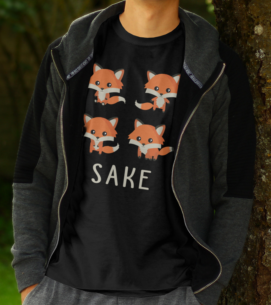 For Four Fox Sake Funny Foxes Sake T-Shirt