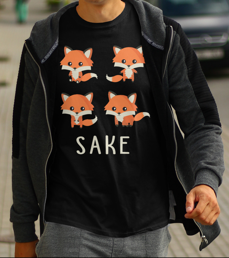 For Four Fox Sake Funny Foxes Sake T-Shirt