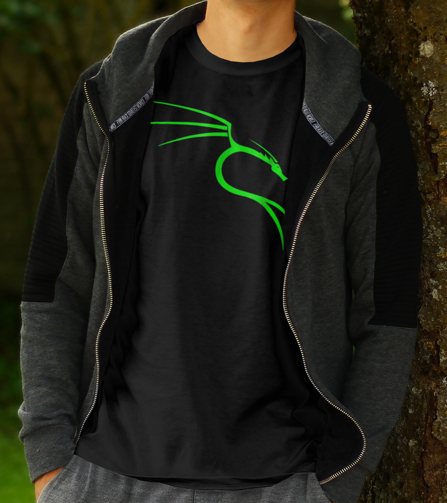 Kali Linux Dragon Cool Hacker Nerd T-Shirt